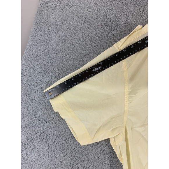 Men's Free Planet 4X Button-up Short Sleeve 4X Yellow Shirt Stretch - Picture 9 of 10